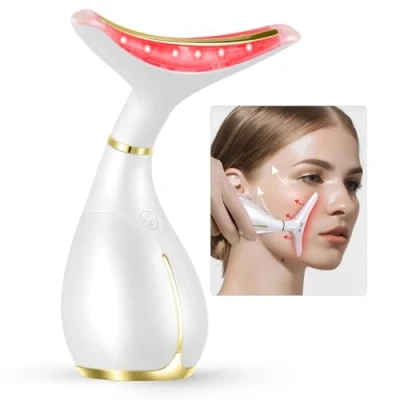 Abbildung von Ms.W Gesichts Massagegerät Elektrisch Anti Aging Gerät, Gesichtsmassagegerät Gegen Falten, Antifalten Gesichtsbehandlung Face Massager, Vibration Gesicht Massage Schönheit Geräte, 3 Modi