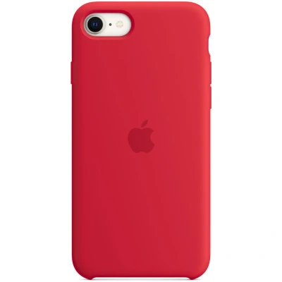 Abbildung von Apple Silikon Back Cover Rot iPhone 7/8/SE 2020/SE 2022