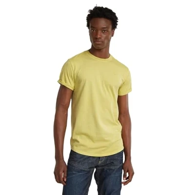 Abbildung von G STAR Herren Lash Overdeyed T Shirt Grün (linden Green gd D16396 2653 G475) XS