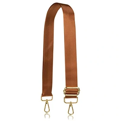 Abbildung von Allzedream Taschengurt Crossbody Bag Damen Breiter Gurt Zum Wechseln Einstellbar Umhängetasche (Braun)