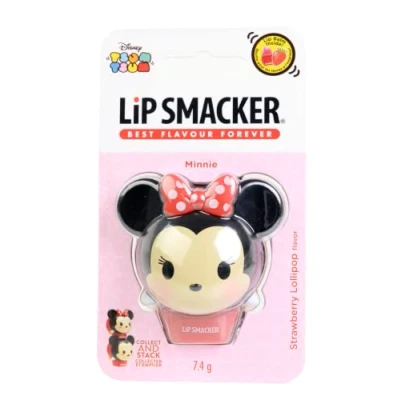 Abbildung von Lip Smacker Tsum Collection Minnie Lippenbalsam für Kinder Erdbeer Geschmack süßes Geschenk Deine Freunde Single Lipbalm