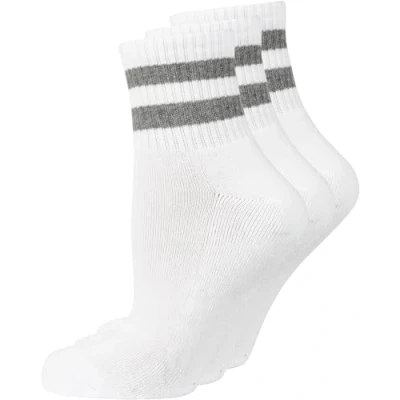 Abbildung von Nur Die Damen Sport Kurzsocken 3er Pack Socken, Weiß, Einheitsgröße EU