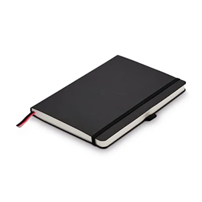 Abbildung von Lamy paper Softcover A5 Notizbuch 810 Format DIN (145 x 210 mm) in schwarz Lineatur, 192 Seiten und elastischem Verschlussband