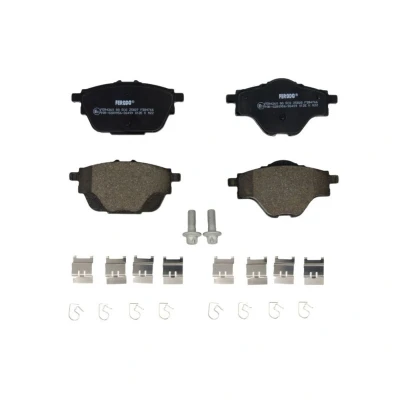 Abbildung von FERODO FDB4766 Bremsbelagsatz PREMIER ECO FRICTION nicht für Verschleißwarnanzeiger vorbereitet mit Zubehör PEUGEOT: 308 SW 2, 3008 II Off Road