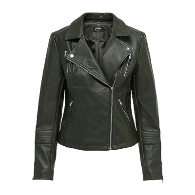 Abbildung von ONLY Damen ONLGEMMA Faux Leather Biker OTW NOOS Jacke, Rosin, 32