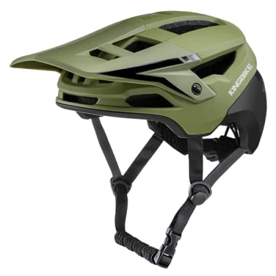 Abbildung von Fahrradhelm, Mountainbike Helm Helme für Herren Damen Erwachsene Jugend (Olivgrün, M(54 57CM))