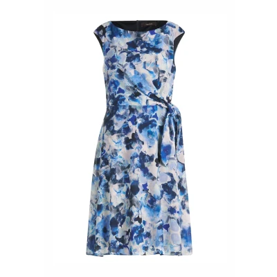 Abbildung von Vera Mont MIT BINDEGÜRTEL Cocktailkleid/festliches Kleid, Damen, Größe: 38, Dunkelblau blau