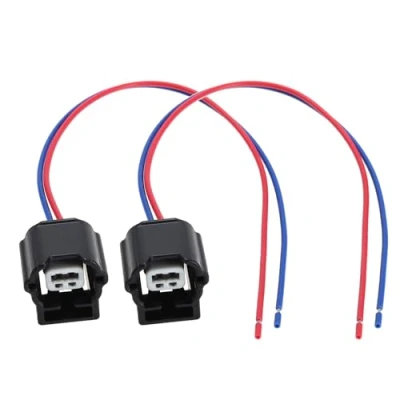 Abbildung von OTOTEC Lichtmaschinen Reparaturstecker, 2 poliger Kabelbaum Anschluss, Stecker, Kabelverbinder, Lichtmaschine, Reparatur, PL17 WL2 mit 15 cm Kabel, kompatibel Bosch,