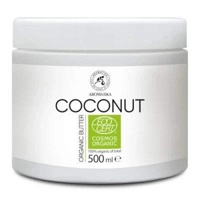 Abbildung von Körperbutter Kokosöl Bio 500g Cocos Nucifera Oil Kokosbutter Kaltgepresst Reine Kokosnuss Bodybutter Unraffiniert Natürliche Pflege für Körper und Haar Feuchtigkeitspflege