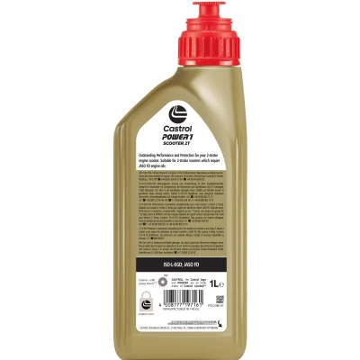 Abbildung von Castrol POWER1 SCOOTER 2T Motoröl, 1L, Gold