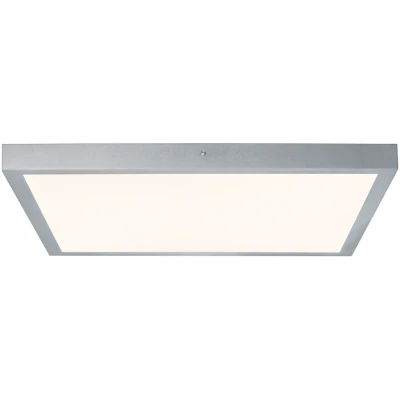Abbildung von Paulmann 70652 LED Panel Lunar eckig 600x600mm 27,4W 230V Chrom matt Alu Deckenaufbauleuchte Deckenleuchte Deckenlampe