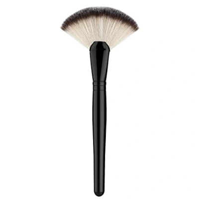 Abbildung von Fan Makeup Brush, Luxspire Professional Highlighting Make Up Brush Blush Bronzer Cheekbones Single Large Soft &amp; Dense Face Bulsh Powder Foundation Brushes Tool, Black