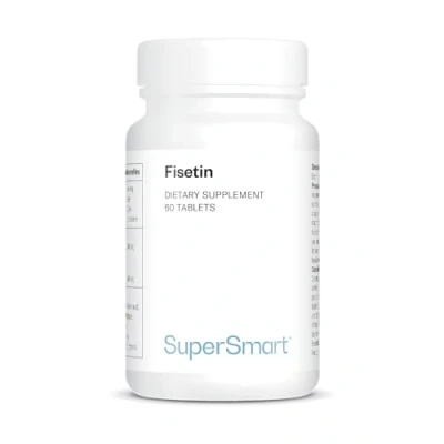 Abbildung von Supersmart Fisetin 500 mg Rhus Succedanea Extrakt Leistungsstarkes &amp; 100% natürliches senolytisches Nahrungsergänzungsmittel Nicht GVO Glutenfrei 60 vegetarische Kapseln