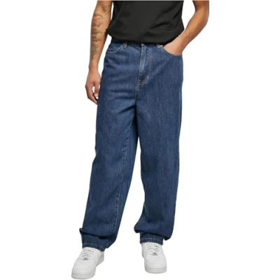 Abbildung von Urban Classics Jeans Relaxed Fit, Herren, Größe: 38, Mid indigo washed