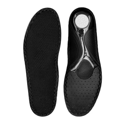 Abbildung von Bama Einlegesohlen Deo Footbed hygienische Aktivkohle Schuheinlagen Frischesohlen mit antibakterieller Wirkung gegen Gerüche, anatomische Form für zusätzlichen Halt, Erwachsene 1 Paar