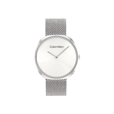 Abbildung von Calvin Klein 2H SS 36MMDIAL MESH Uhr, Damen, Größe: One Size, Silver coloured