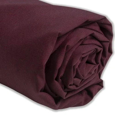 Abbildung von IPEA Baumwollstoff Popeline Bordeaux 200 cm x 150 Made in Italy Meterware zum Nähen, Bekleidung, Futter, Wohnaccessoires, Patchwork, einfarbiger Stoff Nähen