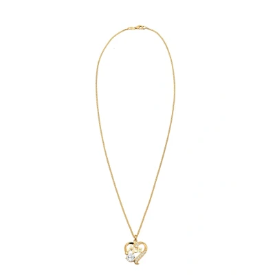 Abbildung von Elli HERZ MOM Schriftzug Halskette goldcoloured, Damen, Größe: 45, Gold coloured