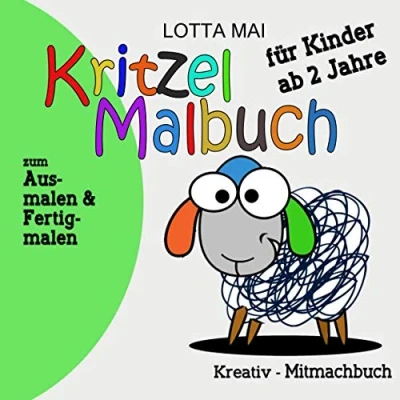 Abbildung von Kritzel Malbuch für Kinder ab 2 Jahre: Kreativ Mitmachbuch zum Ausmalen und Fertigmalen