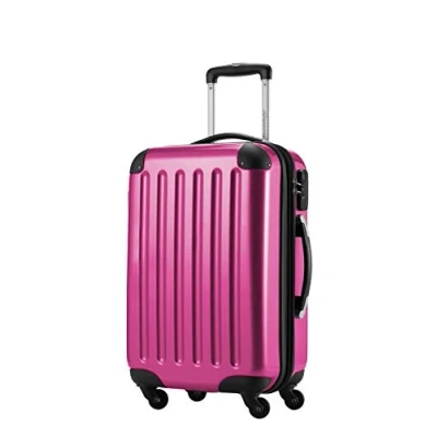 Abbildung von HAUPTSTADTKOFFER Alex Handgepäck, 55 x 35 20 cm, 4 Rollen, 42 Liter, Reisekoffer, Hartschalenkoffer, Rollkoffer, Bordgepäck Koffer, erweiterbar, Magenta