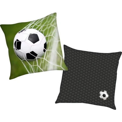 Abbildung von Herding Dekokissen, Fußball Wendemotiv, 40 x cm, Polyester, Mehrfarbig