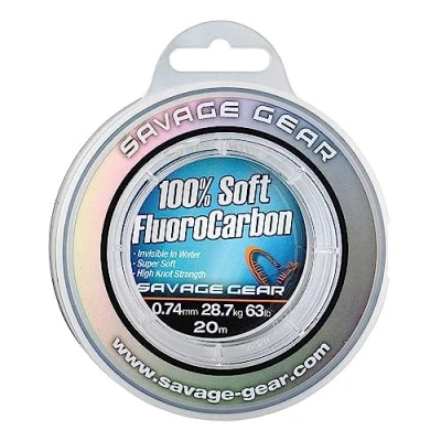 Abbildung von Savage Gear Soft Fluorcarbon Clear 0.60mm (20m) Fluorocarbon
