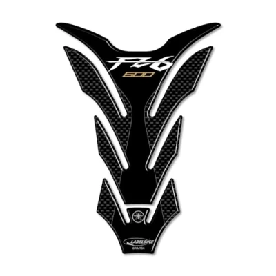 Abbildung von labelbike 3D Tankpad Aufkleber aus Kunstharz zur Dekoration und zum Schutz von Motorradtanks kompatibel mit Yamaha FZ6