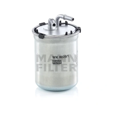 Abbildung von MANN FILTER WK 8029/1 Kraftstofffilter Leitungsfilter 8 AUDI: A1 Sportback, Hatchback, VOLKSWAGEN: Polo V SEAT: Toledo 4