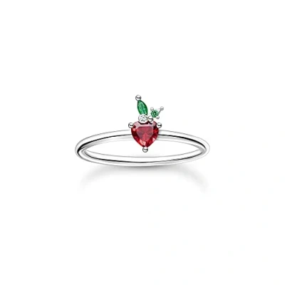 Abbildung von THOMAS SABO Ring Erdbeere Silber 925 Sterling TR2350 699 7 52