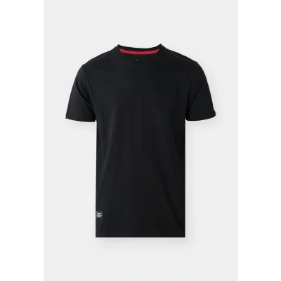 Abbildung von Alpha Industries Label Unisex Tshirt print, Größe: XS, Black