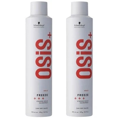 Abbildung von Schwarzkopf 2x Osis Freeze Strong Hold Haarspray je 300 ml = 600