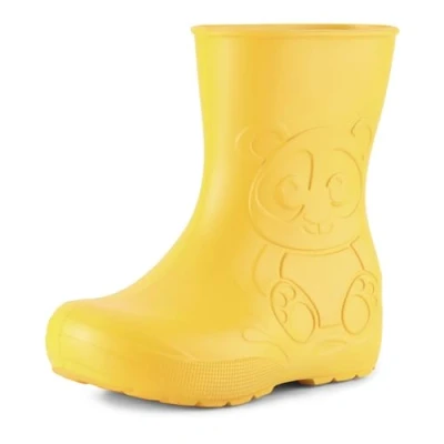 Abbildung von Ladeheid Gummistiefel Kinder Eva federleichte Regenschuhe für Jungen und Mädchen LA CA 10 (Gelb, 24/25 EU)
