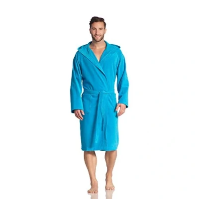 Abbildung von Vossen Texas Unisex Bademantel, Größe: Medium, Blau
