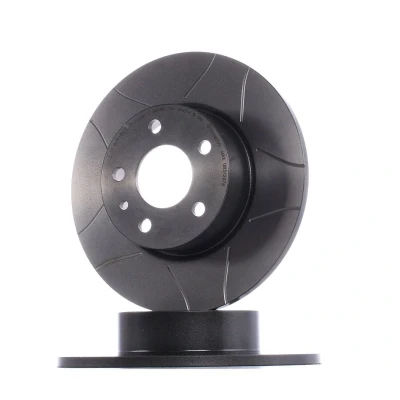 Abbildung von BREMBO MAX LINE 08.3126.76 Bremsscheibe 251 10 5 voll, geschlitzt beschichtet mit Schrauben ALFA ROMEO: 147, 156 Sportwagon, Saloon
