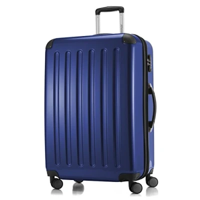 Abbildung von HAUPTSTADTKOFFER Alex Hartschalen Koffer Trolley Rollkoffer Reisekoffer Erweiterbar, 4 Rollen, TSA, 75 cm, 119 Liter, Dunkelblau