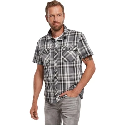 Abbildung von Brandit Roadstar Hemd, Herren, Größe: Small, Black/charcoal