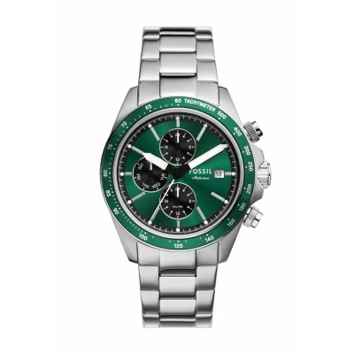 Abbildung von Fossil Traditional Autocross Chronograph silvercoloured, Herren, Größe: One Size, Silver/coloured
