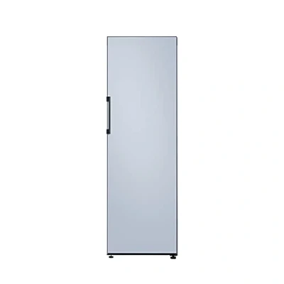 Abbildung von Samsung RR39A746348/EG Bespoke Kühlschrank, 185 cm, 387 ℓ, Space Max Technologie, All Around Cooling, Metal No Frost+, Satin Sky Blue