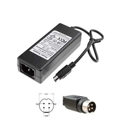 Abbildung von TOP CHARGEUR * Netzteil Netzadapter Ladekabel Ladegerät 12V 5V 2A 4 Pin für Ersatz Multimedia Festplatte Wattac BA0362ZI 8 A02