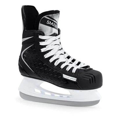 Abbildung von SMJ Vermont Herren Hockey Schlittschuhe Eislaufschuhe Hockeyschlittschuhe Eishockey Größen: 42, 43, 44, 45, 46, 47 (44)