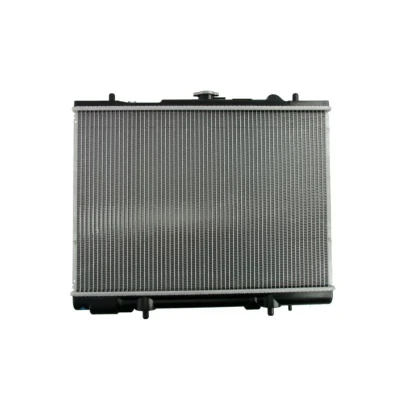 Abbildung von THERMOTEC D75014TT Kühler, Motorkühlung Aluminium, Kunststoff für Fahrzeuge mit/ohne Klimaanlage 425 595 26 Schaltgetriebe Kühlrippen gelötet