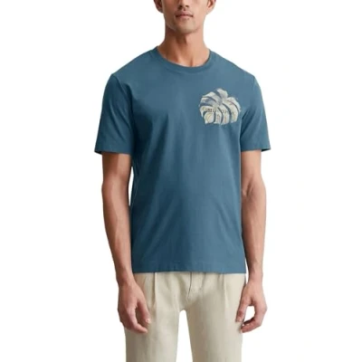 Abbildung von Marc O&#039;Polo Short Sleeve Seasonal LOGO Artwork Tshirt print, Herren, Größe: Small, Storm