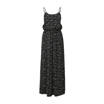 Abbildung von QS Langes MIT SPAGHETTITRÄGERN Maxikleid, Damen, Größe: 32, Schwarz