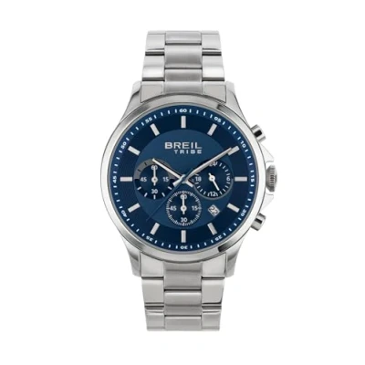Abbildung von Breil Herren Chronograph Kart mit Armband aus Edelstahl, Wasserdichtigkeit: 5 Bar, Gehäusedurchmesser: 43 mm, EW0659