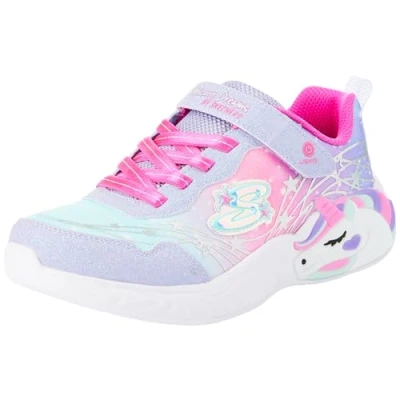 Abbildung von Skechers Unicorn Dreams Sneaker low für Kinder, Größe: 32, Lavender/hot pink Schuhe