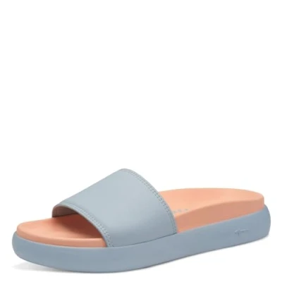Abbildung von Tamaris Damen Klassische Ballerinas, Frauen Flats,Comfort Lining,TOUCHit Fußbett,Slip ons,klassisch elegant,Ballerinen,LT. Blue Comb,38 EU