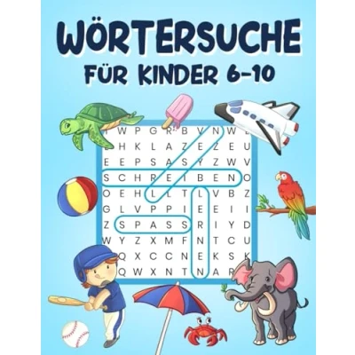 Abbildung von Wörtersuche für Kinder 6 10: 101 Wortsuche Rätsel ab Jahren