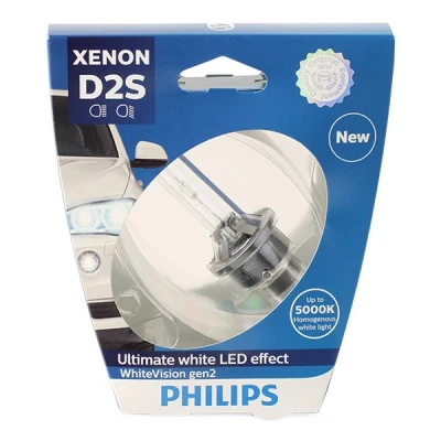 Abbildung von PHILIPS 85122WHV2S1 Glühlampe, Fernscheinwerfer D2S 85V 35W 5000K Xenon BMW: 3 Coupe, 5 Saloon, Touring, AUDI: A4 B6 Avant, A3 Sportback