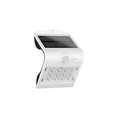 Abbildung von REV BUTTERFLY Solarleuchte für außen, IP65, Aussenlampe mit Bewegungsmelder, Solarlampe, Solarleuchte; 1200mAh, Li Ion, 1,5W, weiss