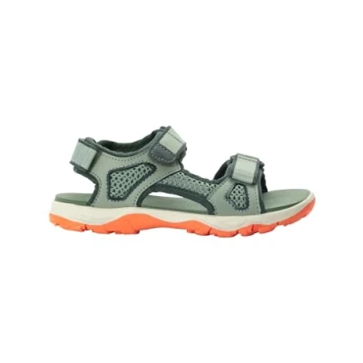Abbildung von Jack Wolfskin Taraco Beach Unisex Trekkingsandale für Kinder, Größe: 26, Mint leaf Schuhe